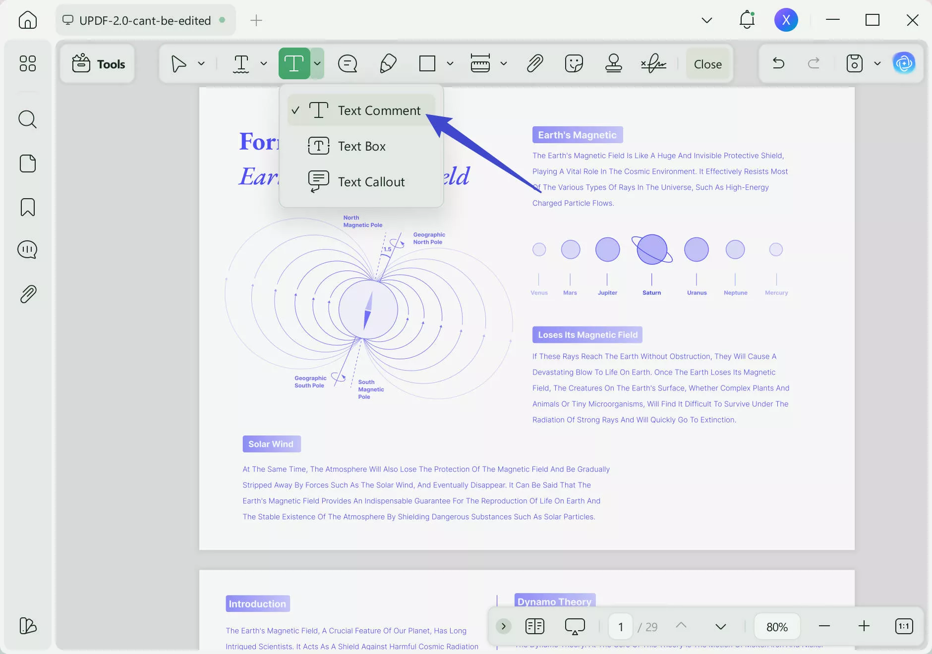 how to annotate pdf text comment