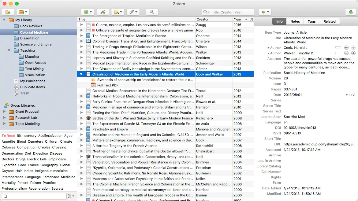 zotero educational software for students