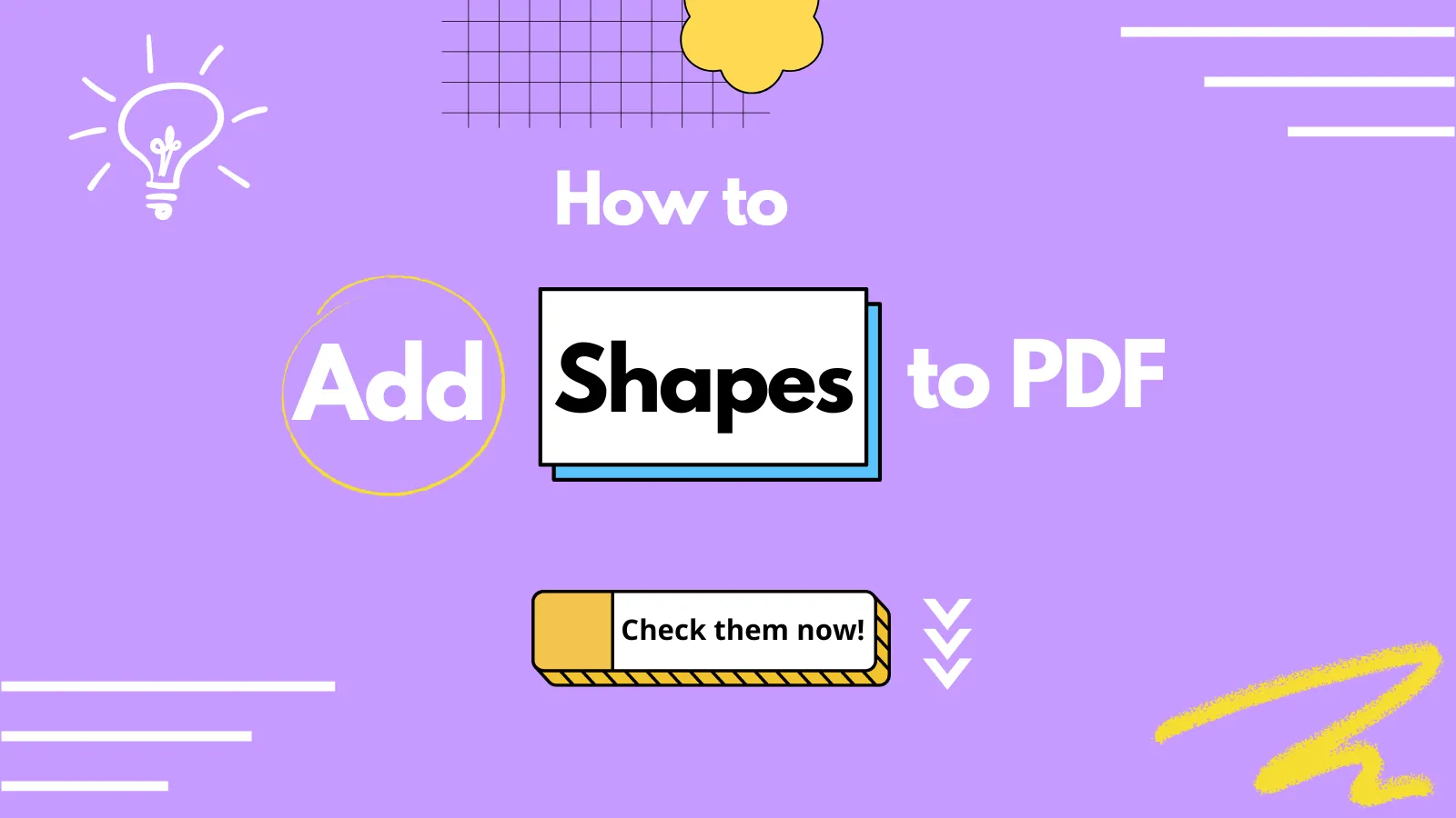 How to Add Shapes to PDF in a Few Steps