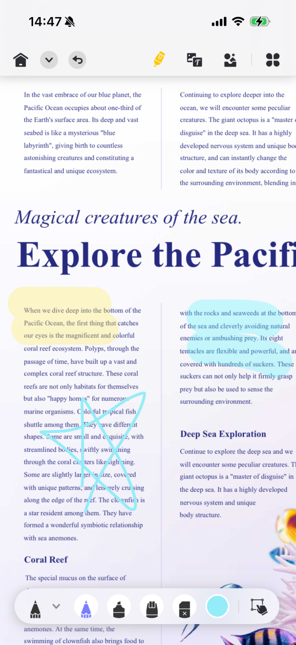 add shapes to pdf on android with pencil