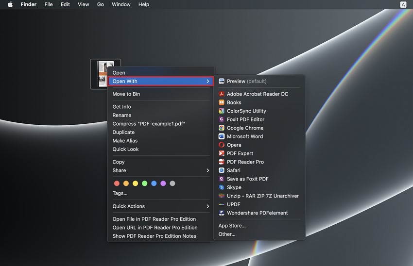 macでPDFのデフォルトビューアを変更する