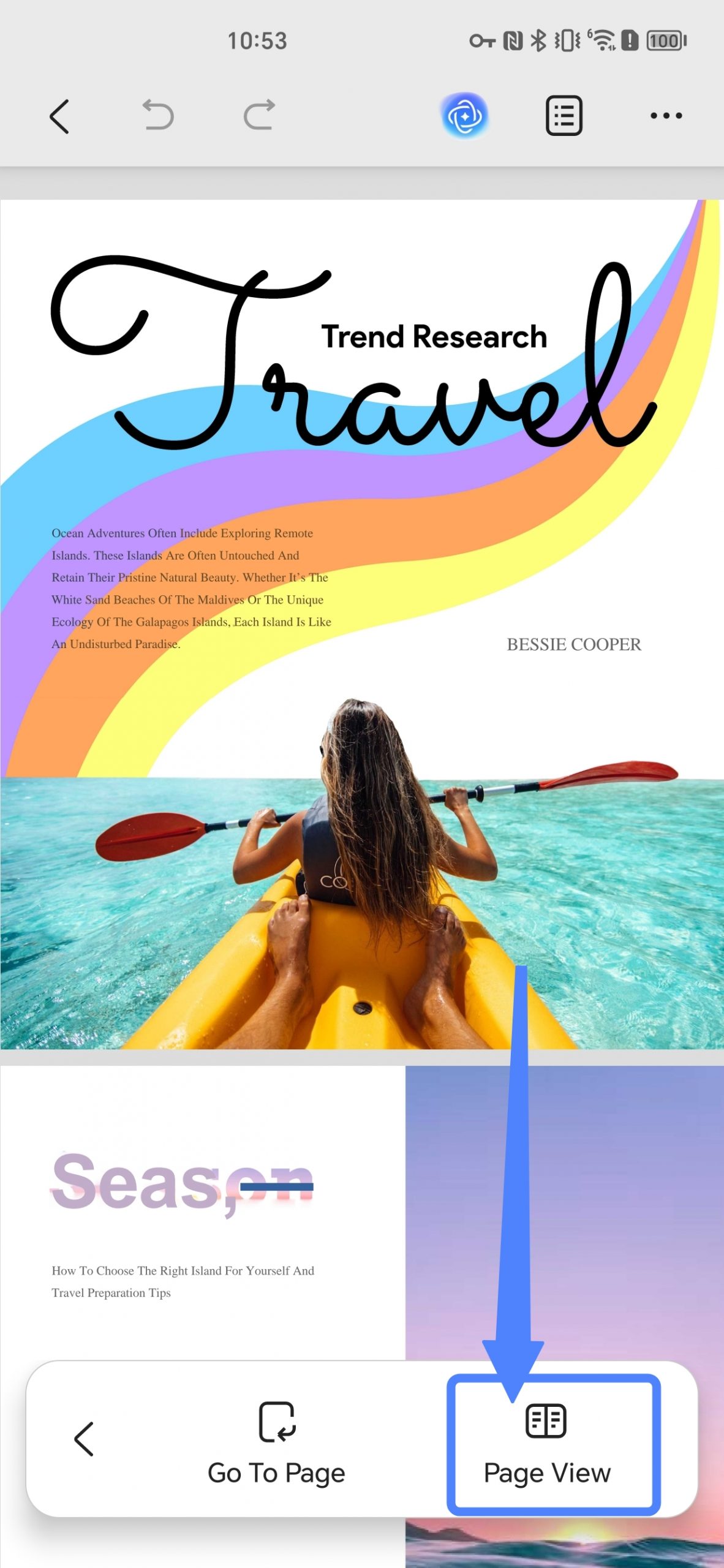 choose page view