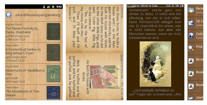 EPUB per Android con Cool Reader