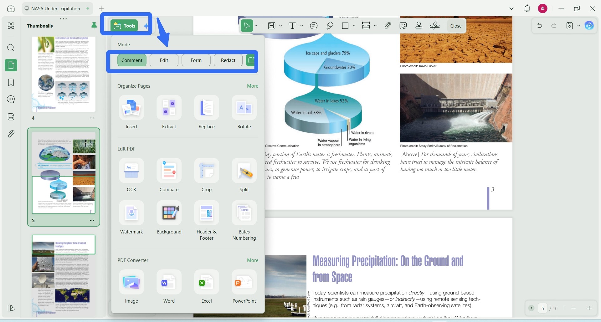 edit and organize pdf with updf