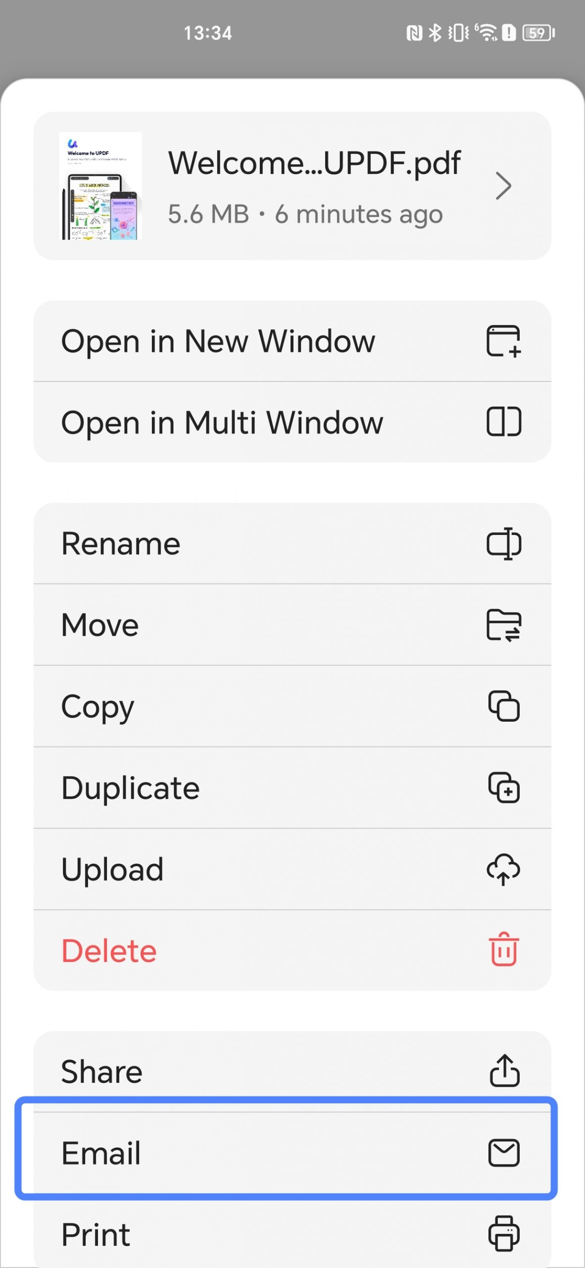 email pdf file