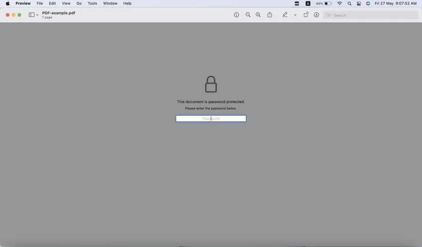 how to unlock pdf on mac