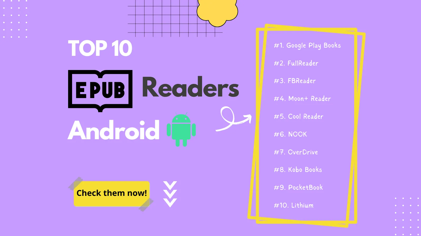 Top 10 EPUB Readers Android in 2023