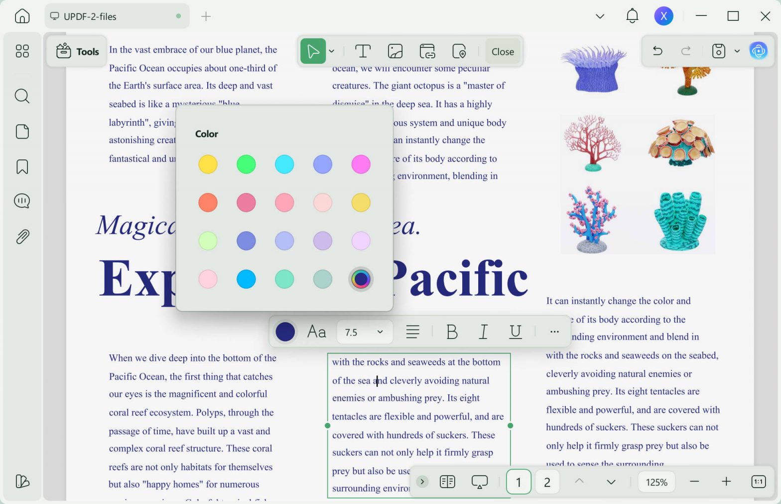 Pdf Picture Color How to Change PDF Text Color Effortlessly? | UPDF