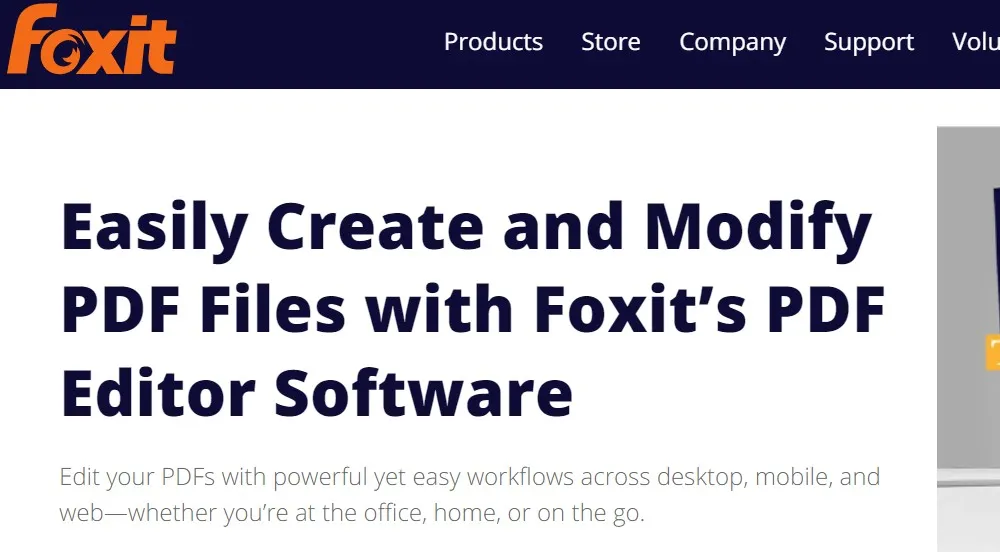 pdf writer app foxit