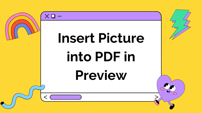 How to Insert Image into PDF with Preview on Mac