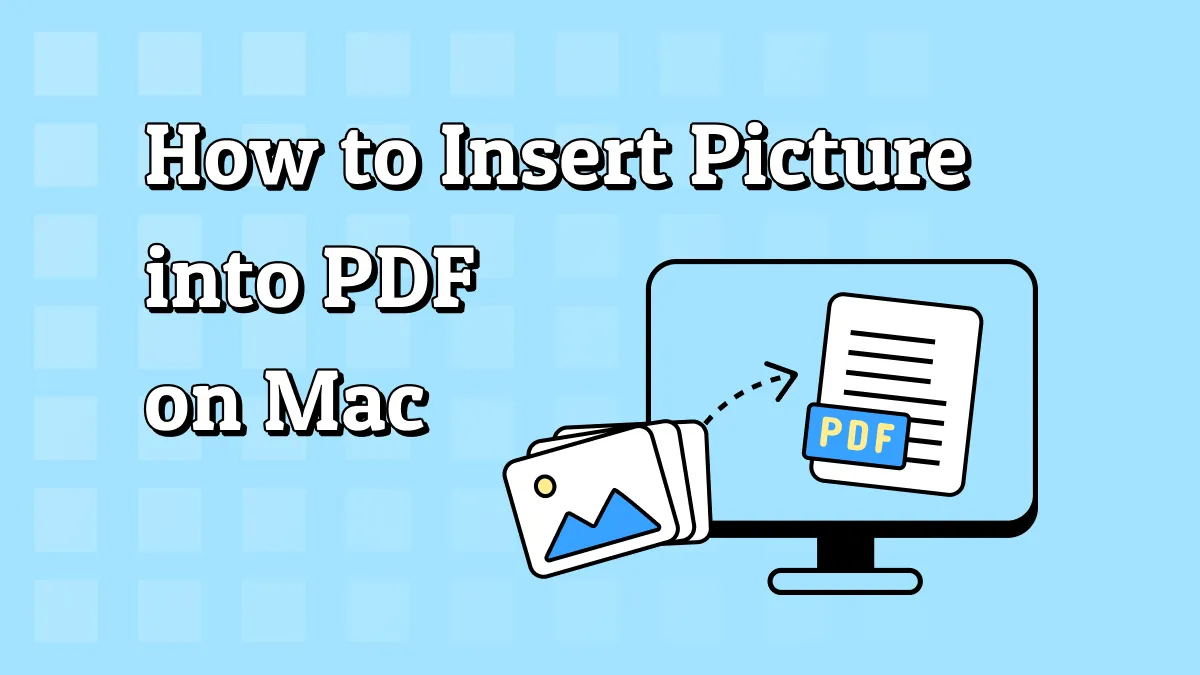 How to Insert Picture into PDF on Mac