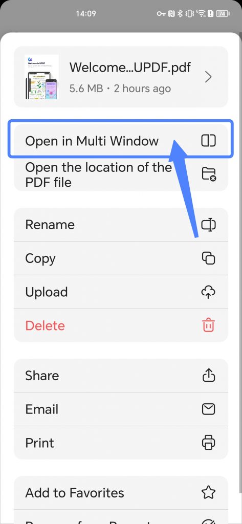 open pdf in new window android
