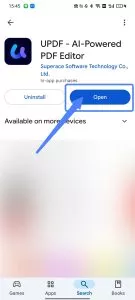 Google PlayでUPDFを開く