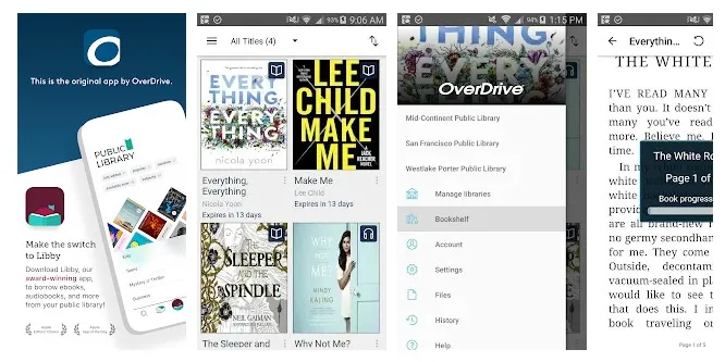 EPUB Reader Android Overdrive