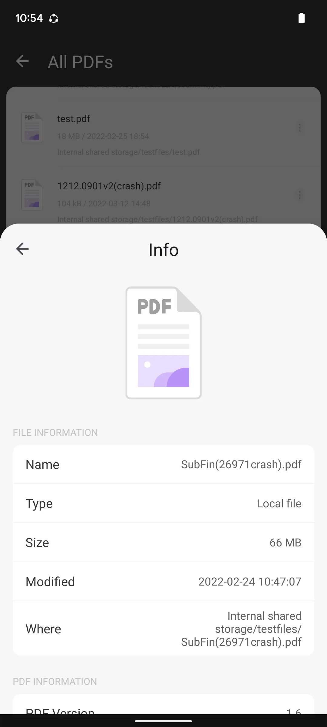 PDF Informationen