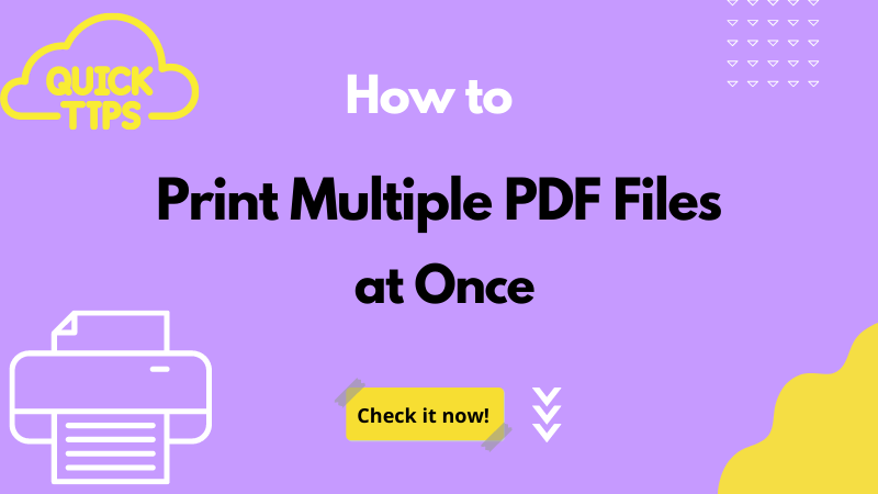 How To Print Multiple Pdf Files At Once In Order