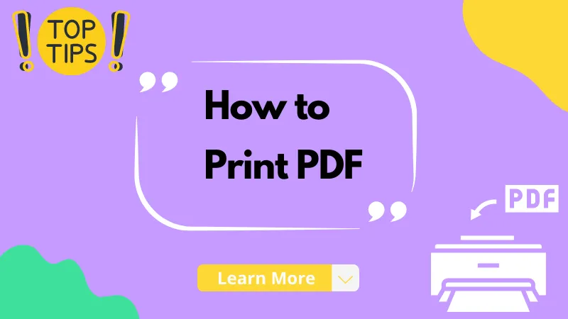 2 Easy Methods on How to Print PDF