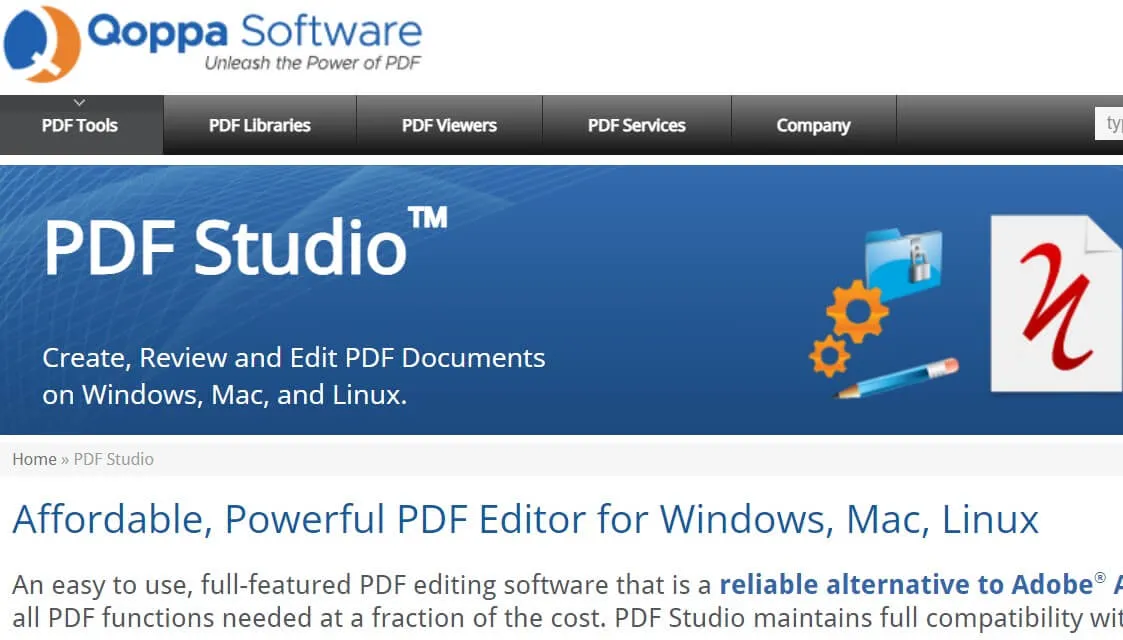 unione di PDF per Mac PDF Studio