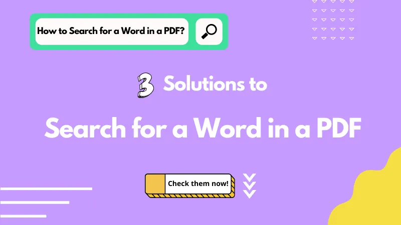 How to Search for a Word in a PDF