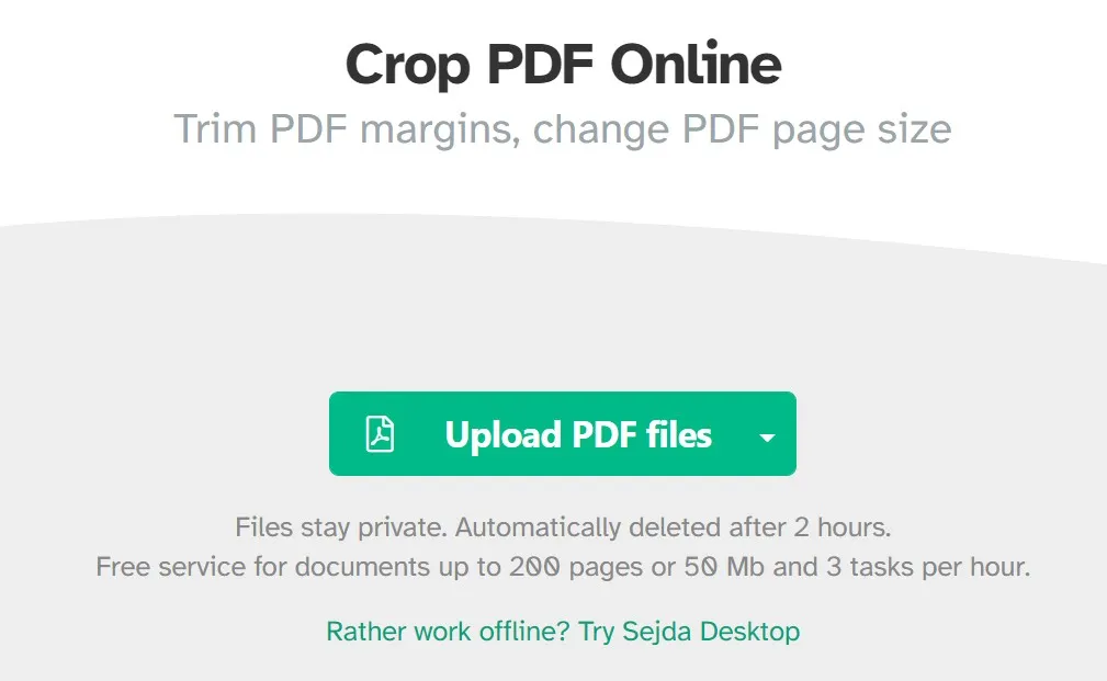 remove white space from pdf sedja