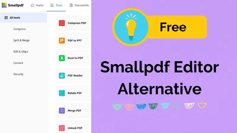 La migliore e gratuita alternativa a Smallpdf Editor