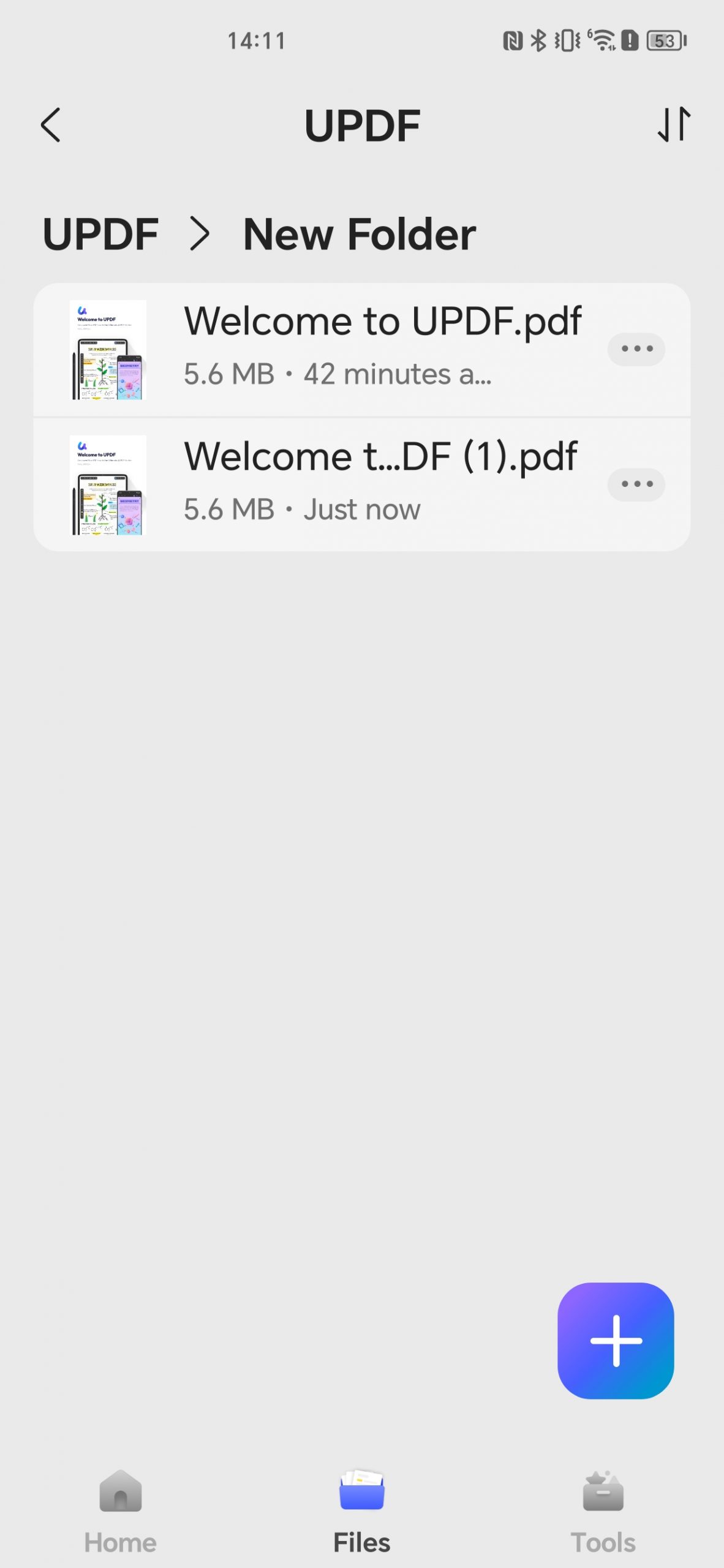 the pdf copy in updf