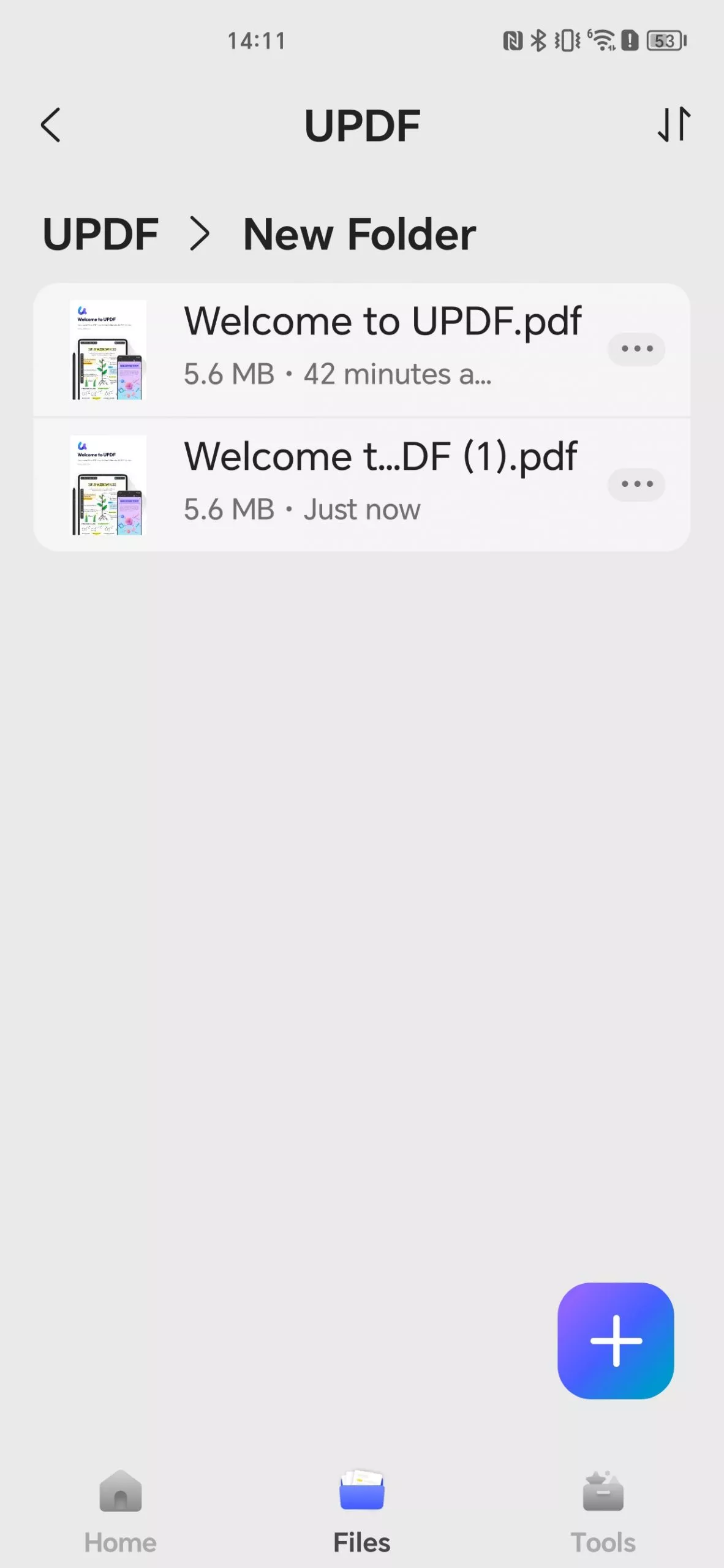 the pdf copy in updf