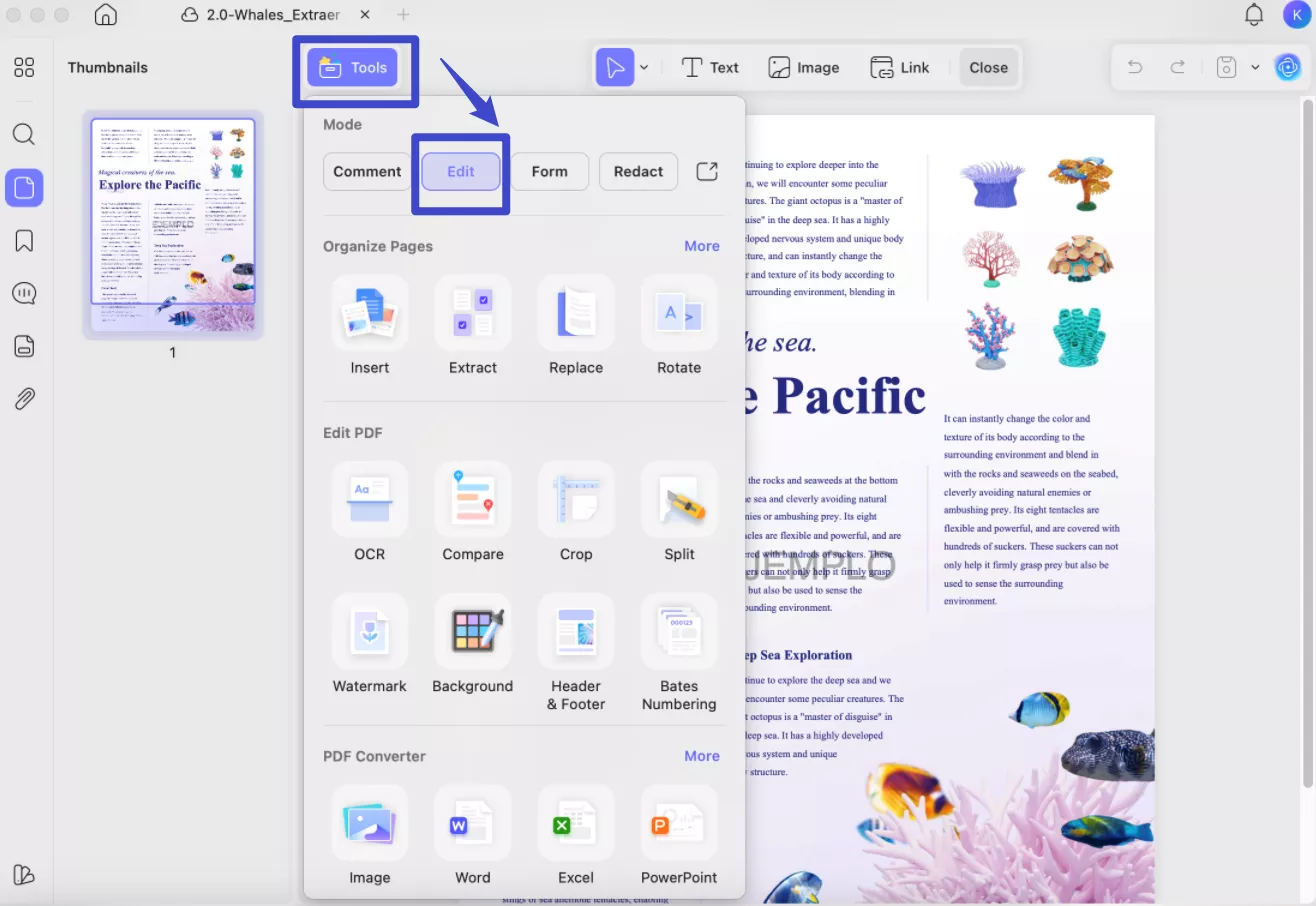 export images from pdf mac with edit feature