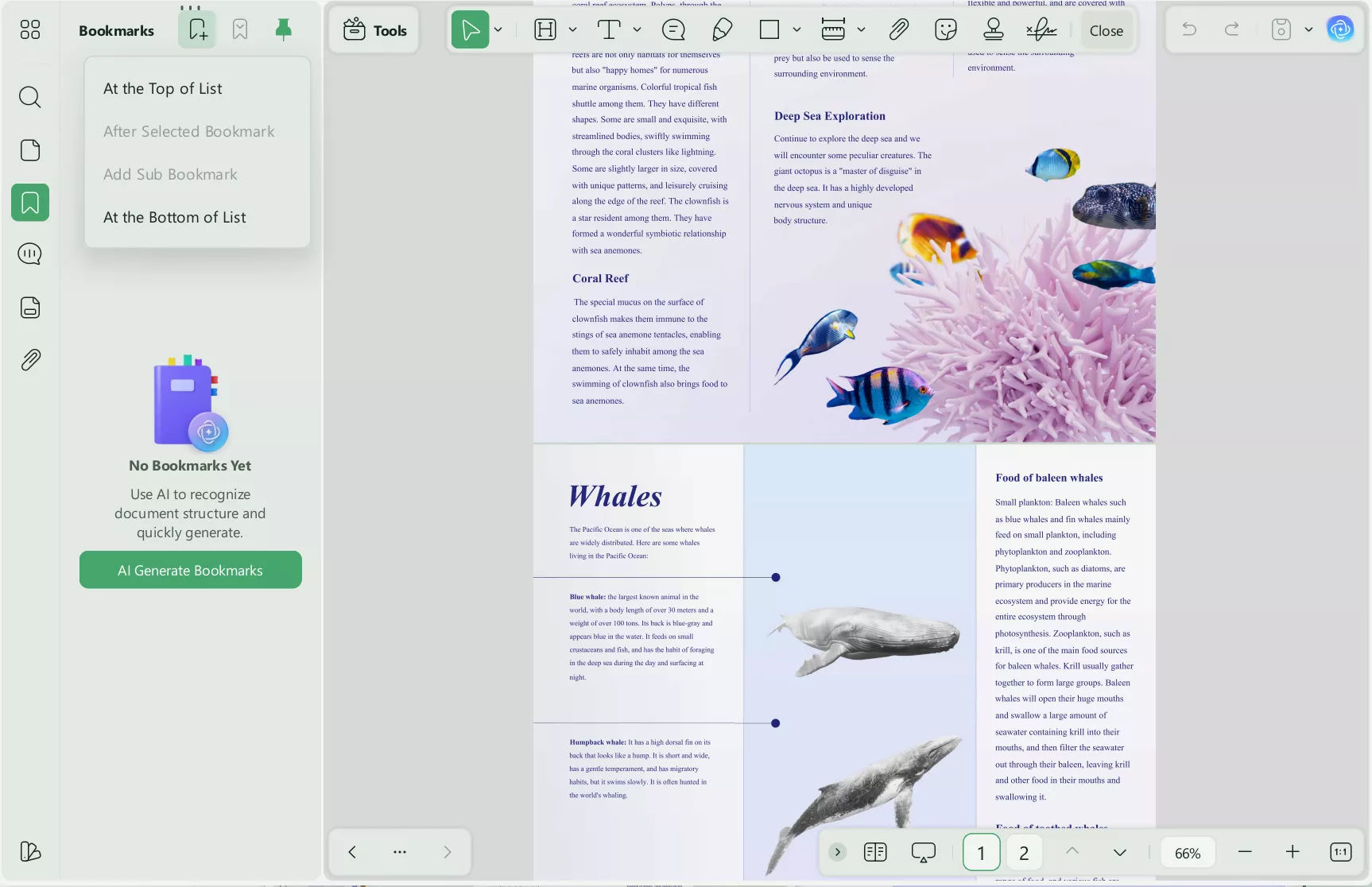 add bookmark manually
