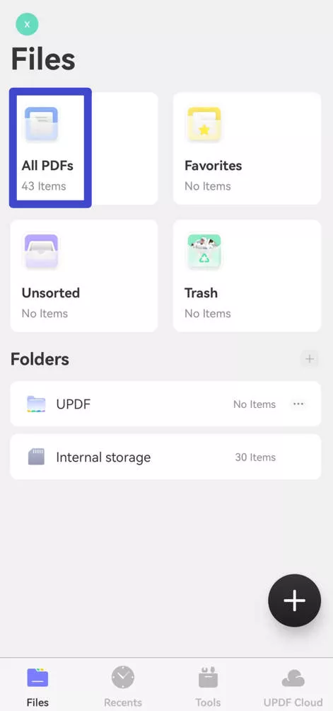 open pdf