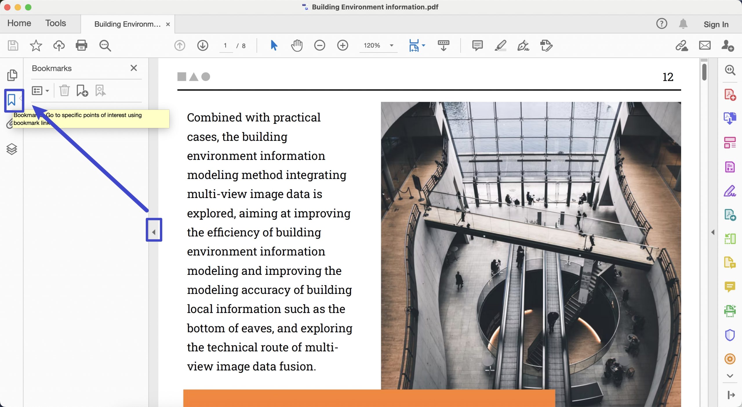 bookmark acrobat mac