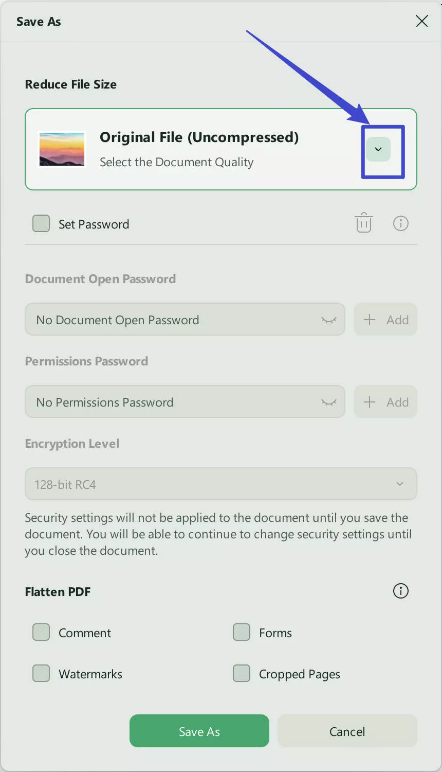 reduce file size