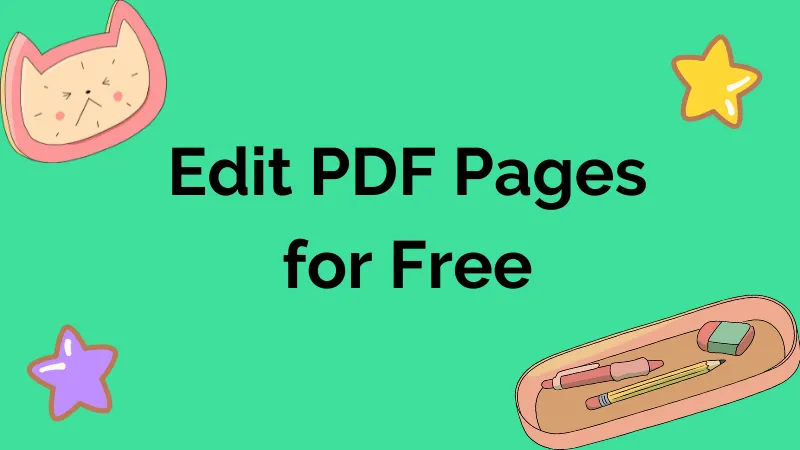 edit pdf pages