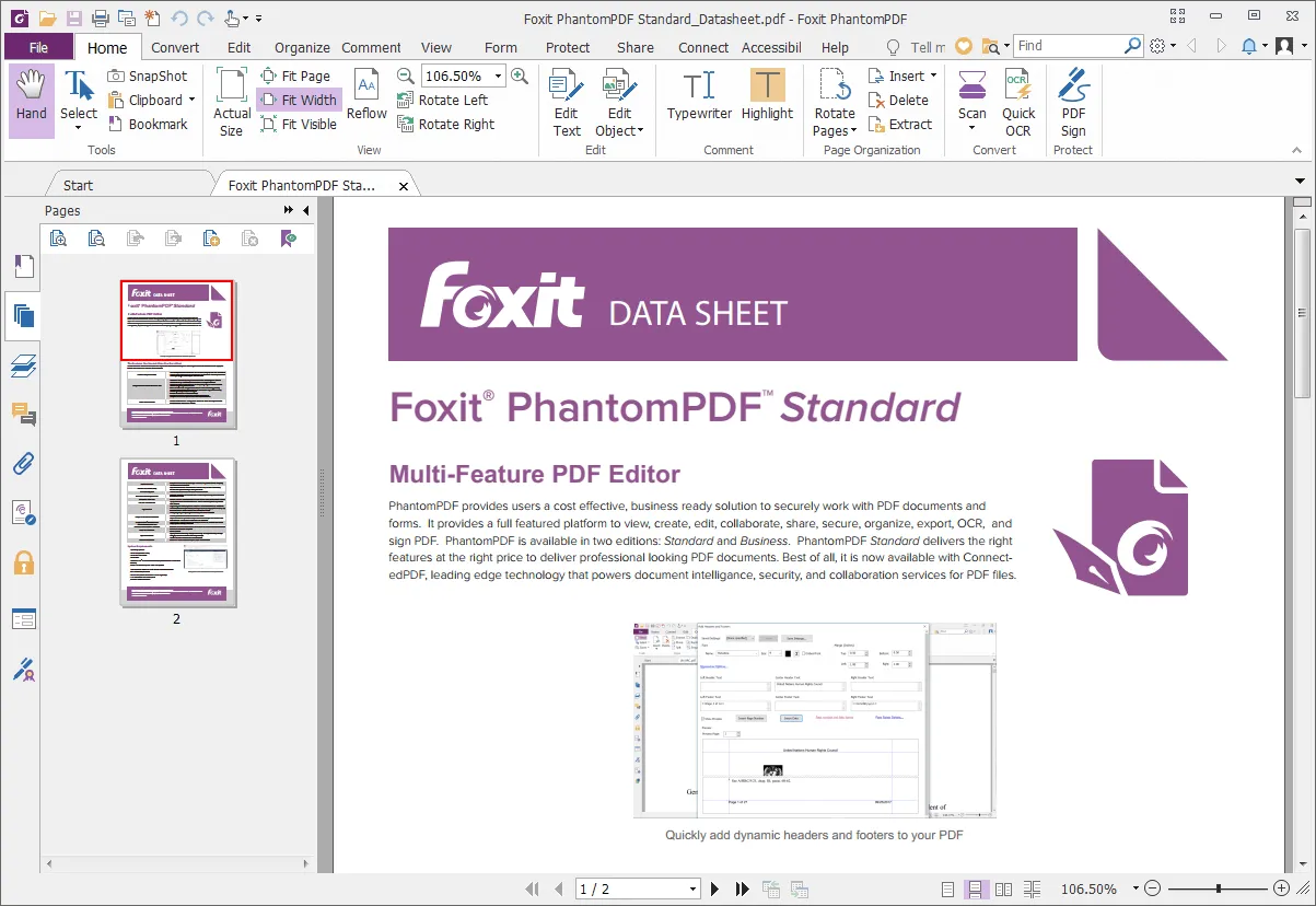 leggere pdf con strumento ai Foxit