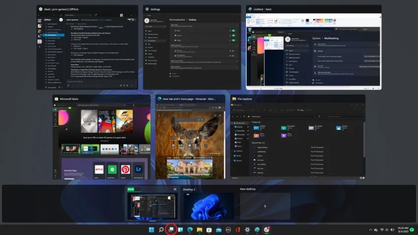 Verwalten Sie mehrere Desktops unter Windows 11