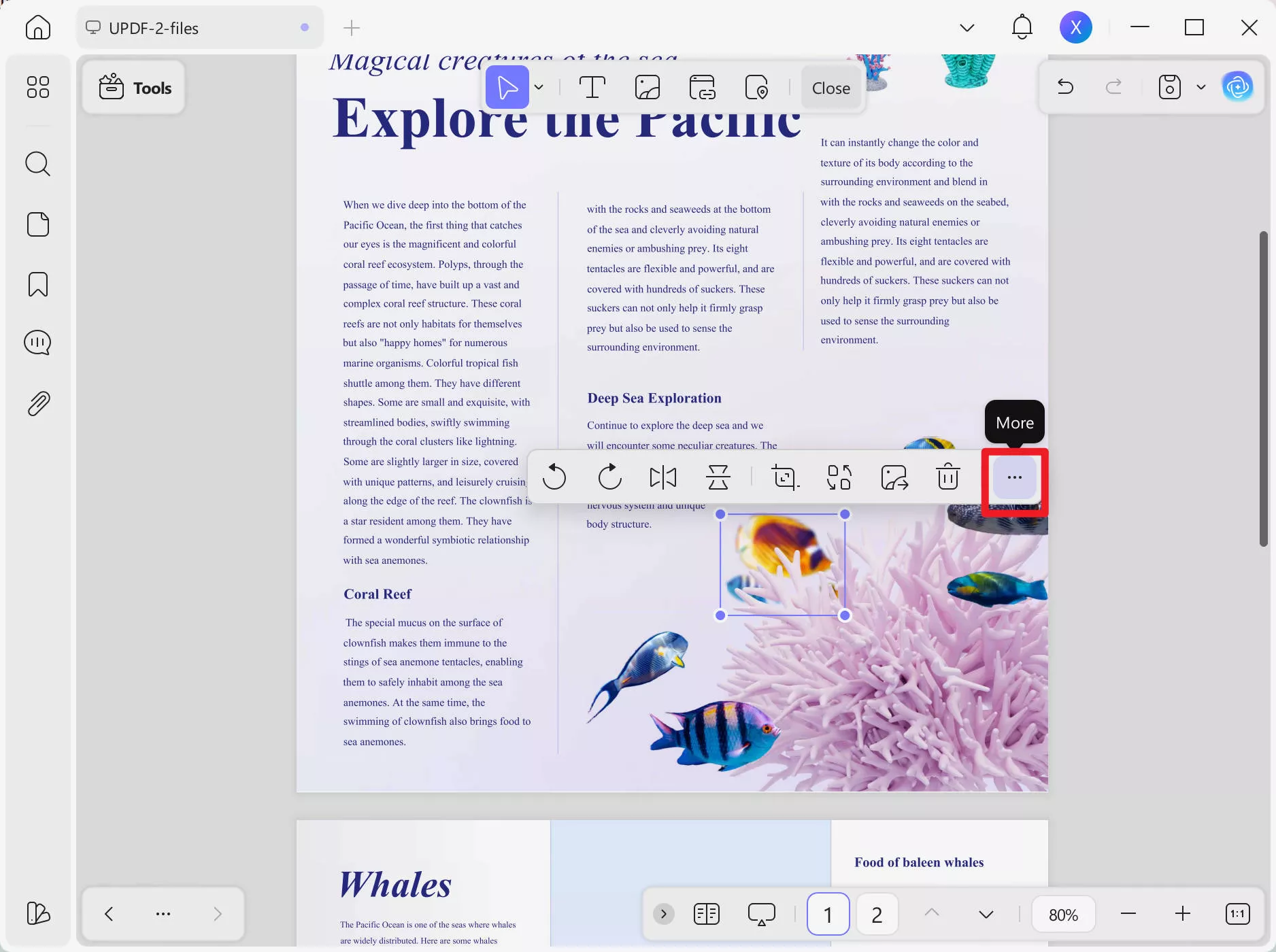 Extract Image Option in UPDF to extract all images from PDF