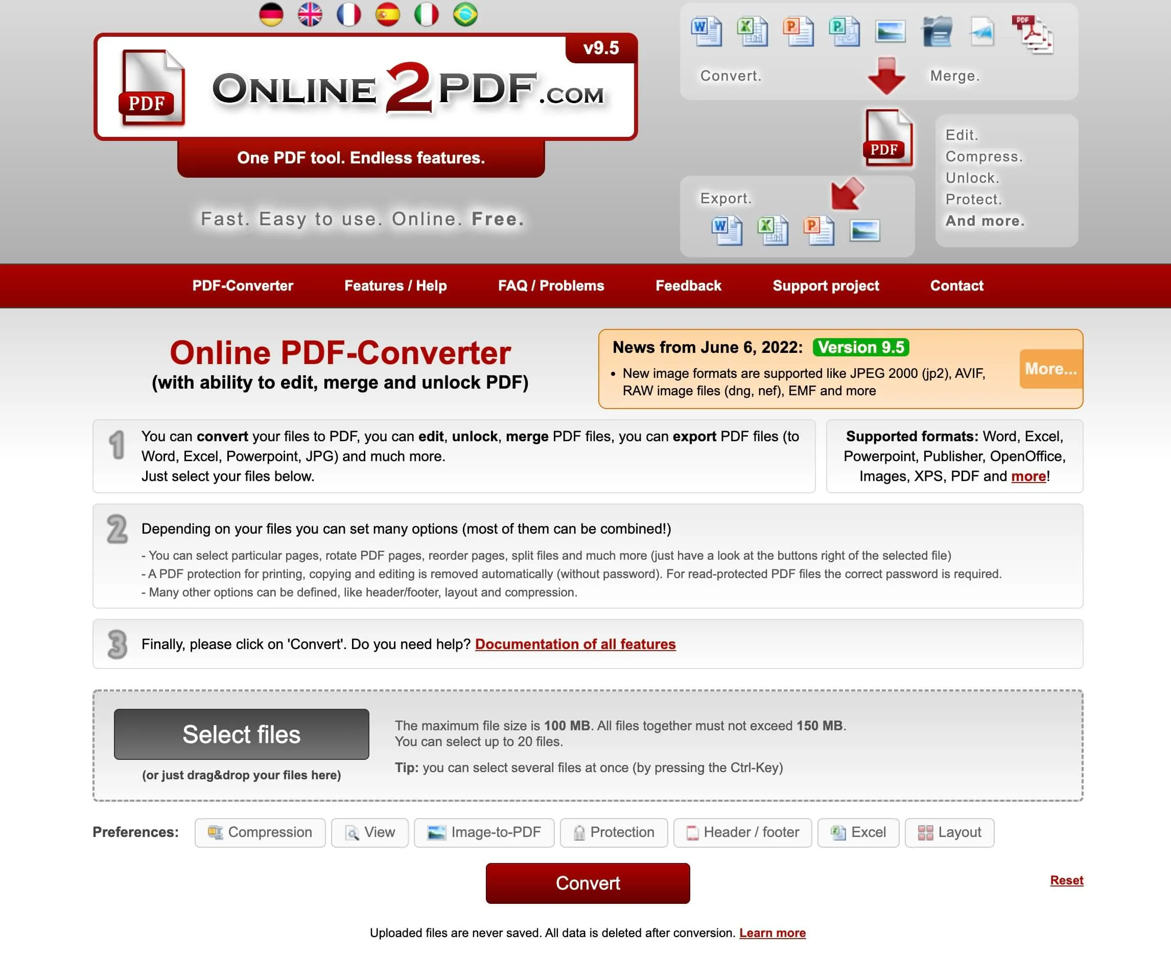 محرر pdf محرر pdf على الإنترنت2pdf