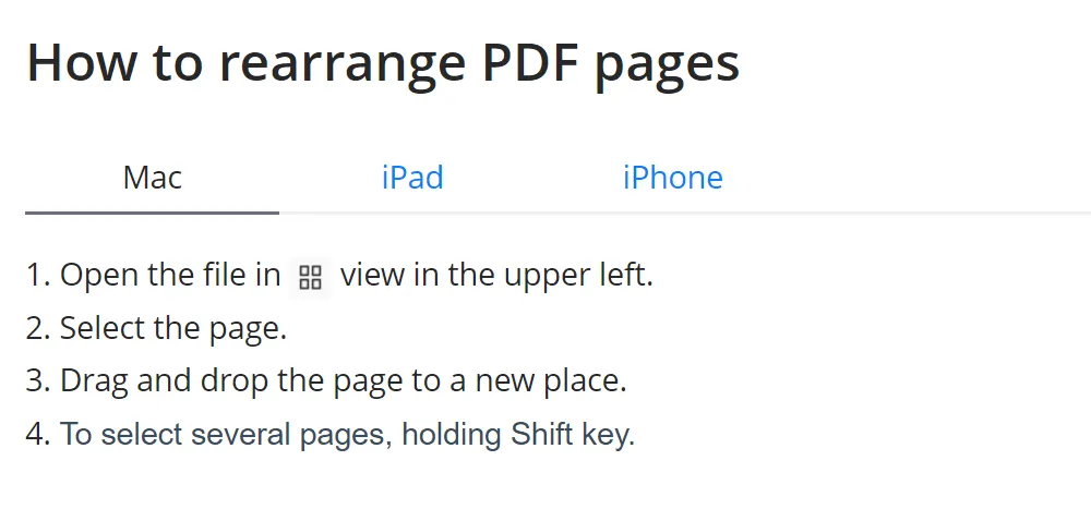 changeur de page pdf
