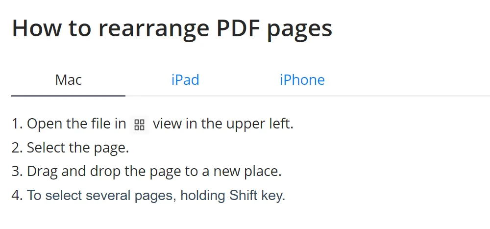 organizador pdf mac pdf expert