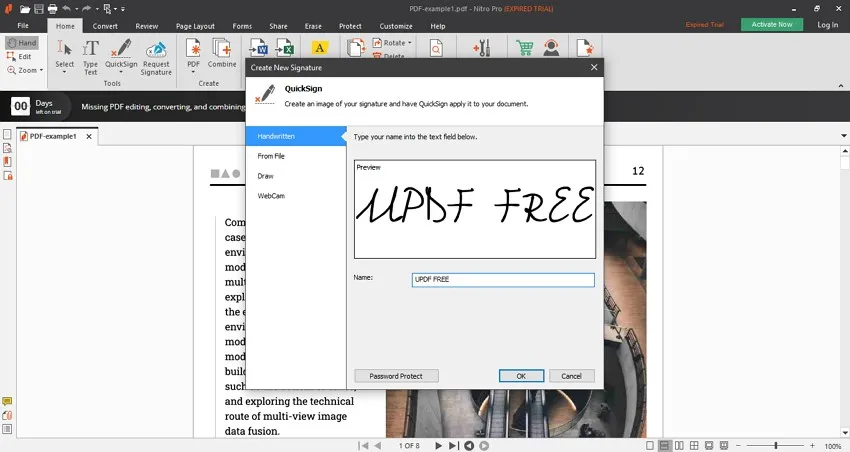 offline PDF-Signatur Tool - Nitro PDF