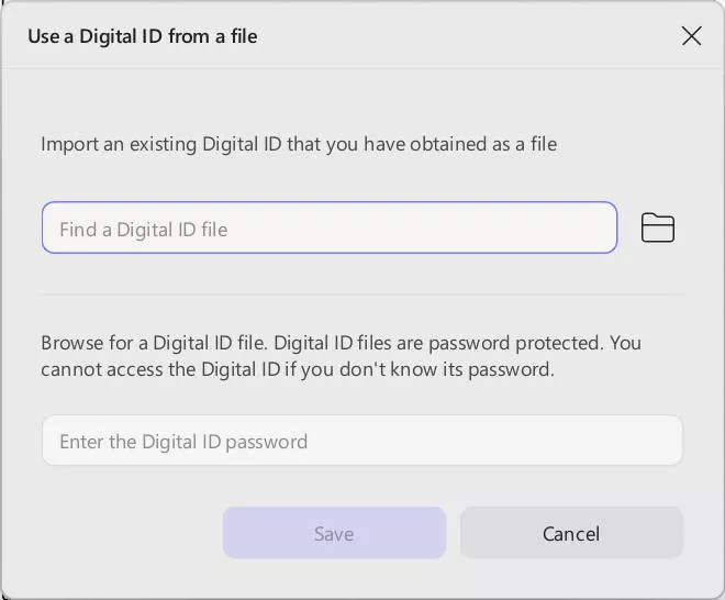 select file to import digital signature to pdf updf windows