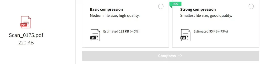 ridurre dimensioni pdf mac