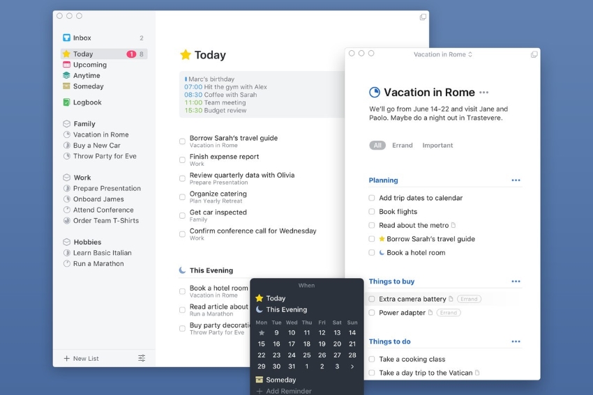 things productivity app for mac