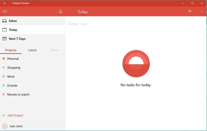 Todoist - One of productivity apps for students