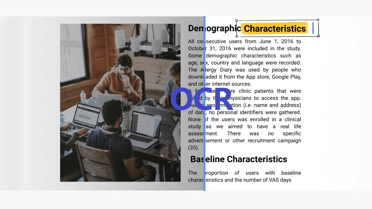 ما هو OCR  ( التعرف البصري على الحروف): تحويل الصور الى نصوص قابلة للتحرير باستخدام OCR في ثوانٍ