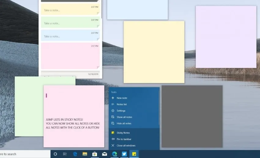 Windows App für Haftnotizen