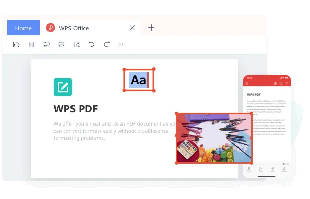 modifica pdf con editor wps