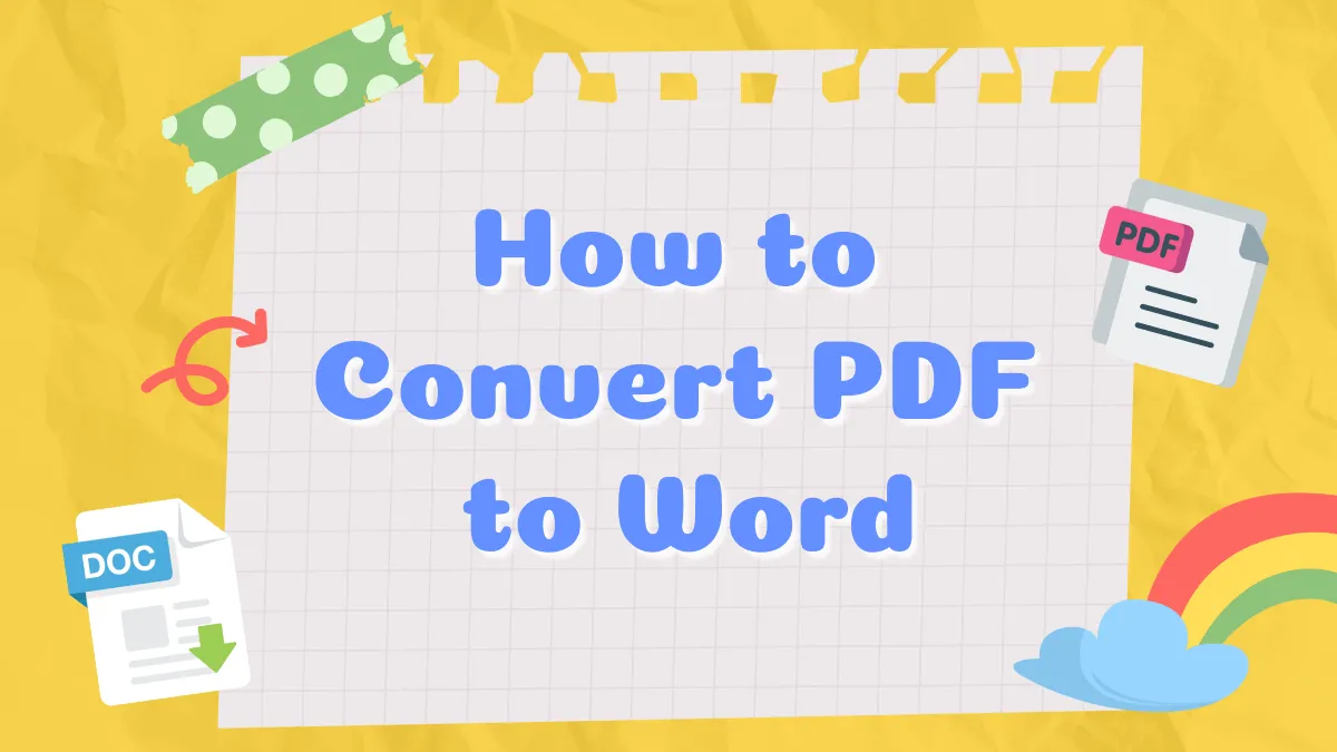 convert pdf to word