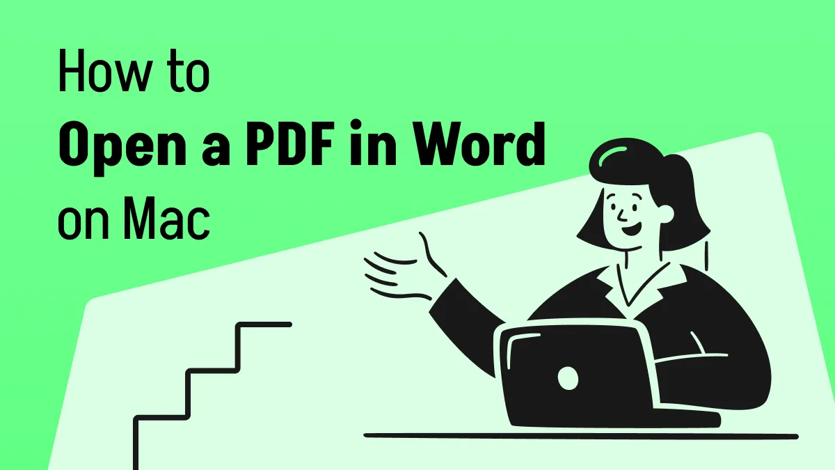 How to Open a PDF in Word on Mac (macOS 14 Supported)