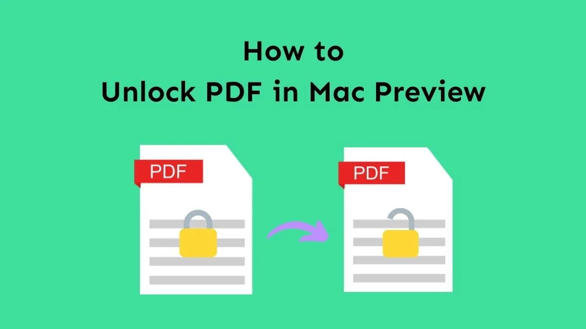 Come utilizzare Anteprima su Mac per rimuovere una password da un PDF